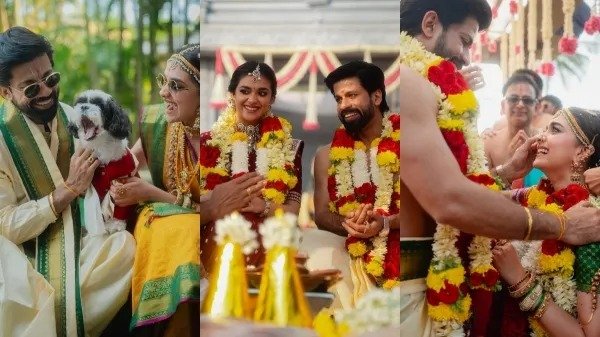 Keerthy Suresh Wedding: காதலரை மணந்தார் கீர்த்தி சுரேஷ்....